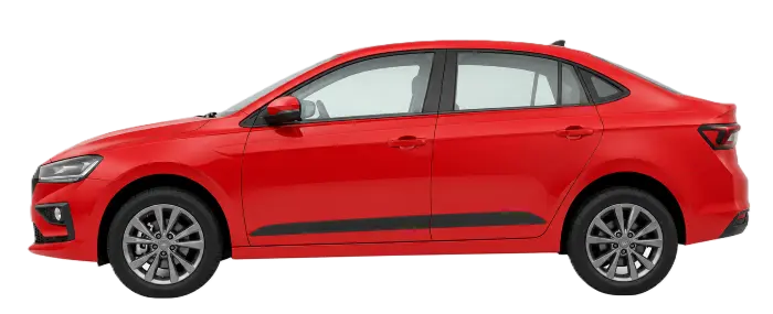 Red car